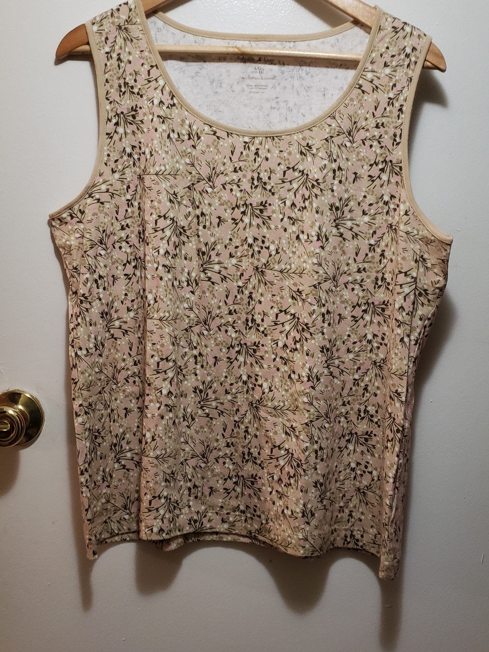White Stag Sleeveless Floral Tank Top - Pink